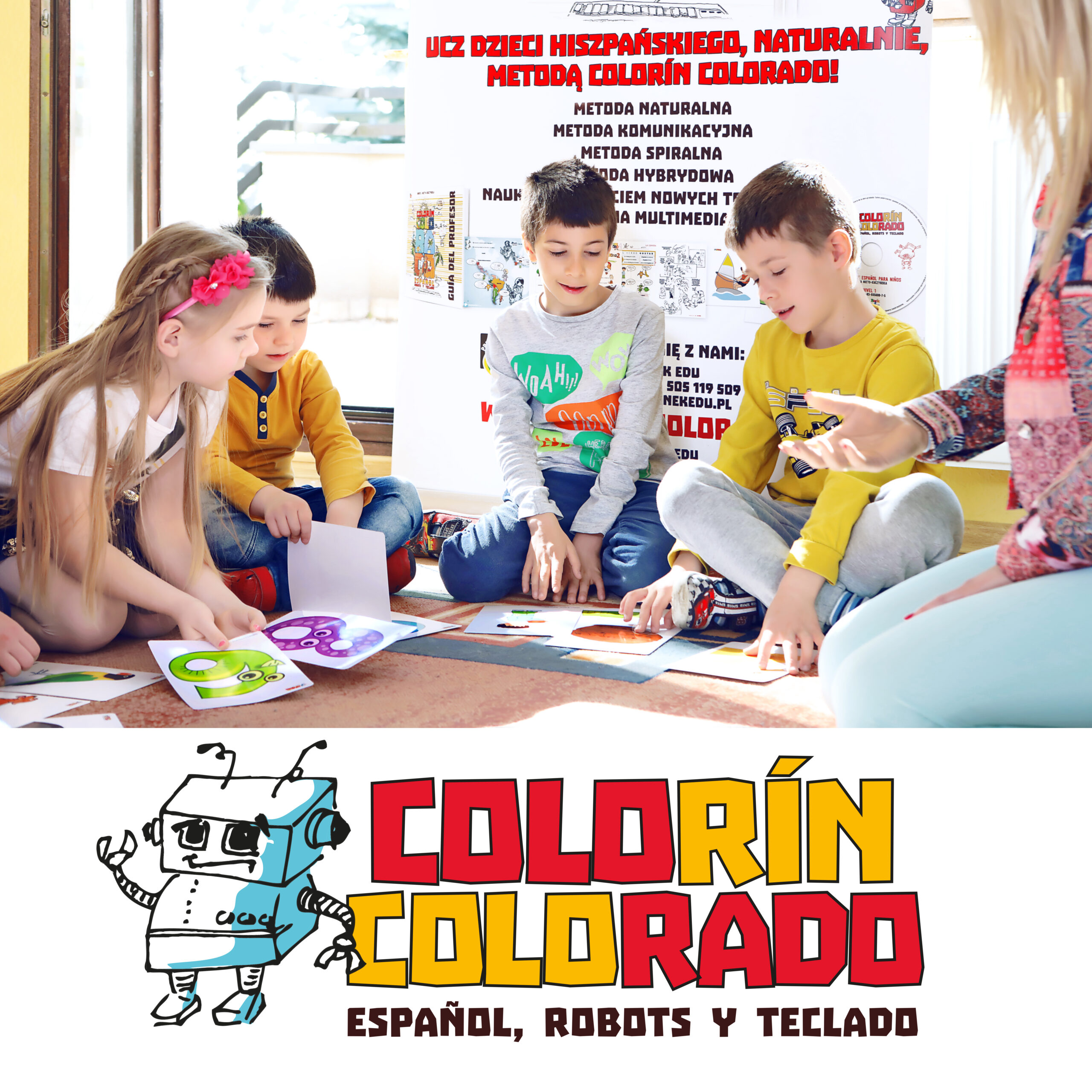 Dzieci uczące się hiszpańskiego metodą Colorín Colorado